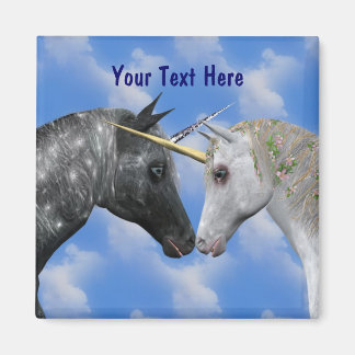 Aimant Baiser Unicornes Imaginaire magnétique