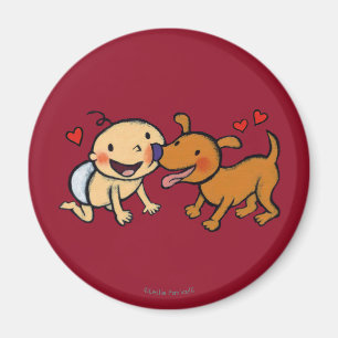 Aimant Baisers de nez de bébé du chien