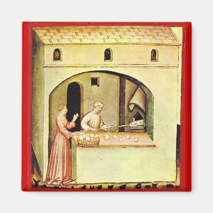 AIMANT BAKER À FOUR ANTIQUE, BOUTIQUE DE PAIN DE BAKERY