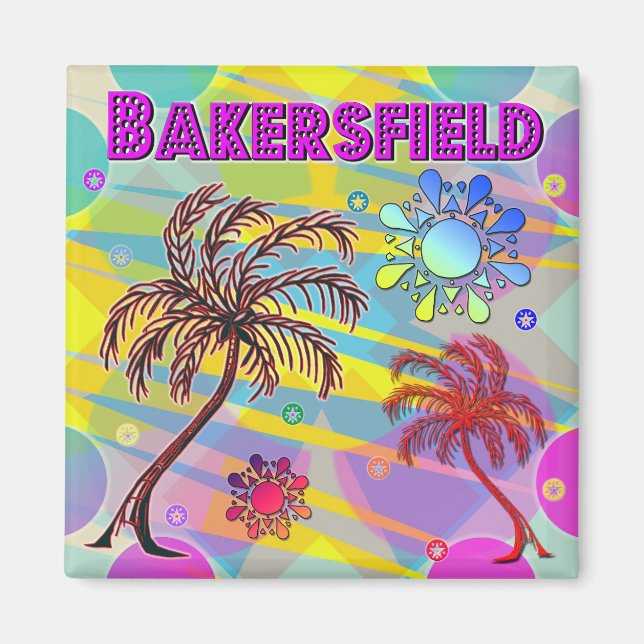 Aimant Bakersfield Happy et Hope (Devant)