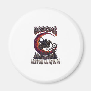 Aimant Balais Amateurs Grim Reaper Moto Halloween R