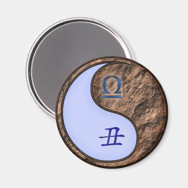 Aimant Balance & Boeuf de Terre (Recto/Verso)