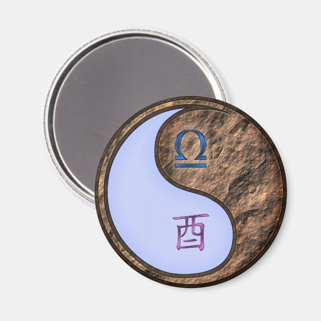 Aimant Balance & Coq de Terre (Recto/Verso)