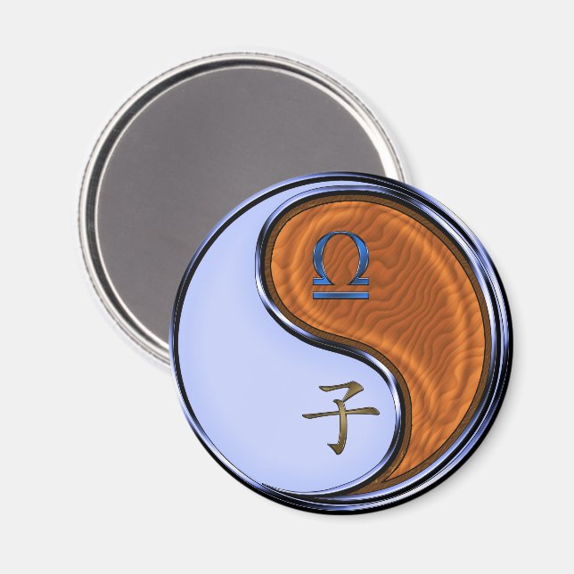 Aimant Balance & Rat de Bois (Recto/Verso)