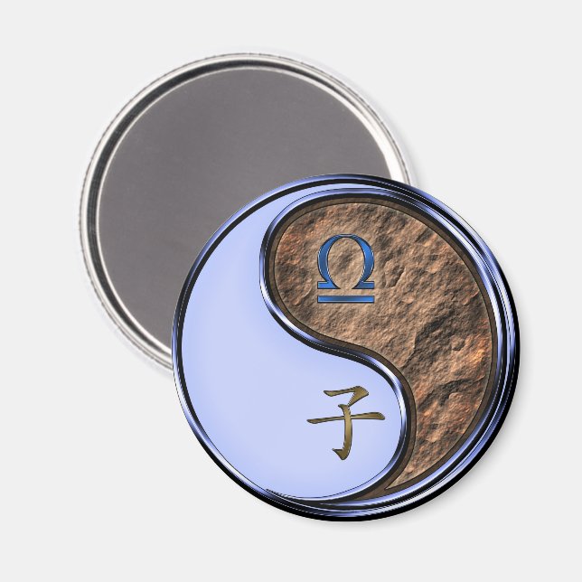 Aimant Balance & Rat de Terre (Recto/Verso)