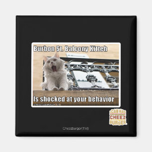 Aimant Balcon Kitteh de St de Burbon