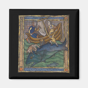 Aimant Baleine bestiaire médiévale c. 1270