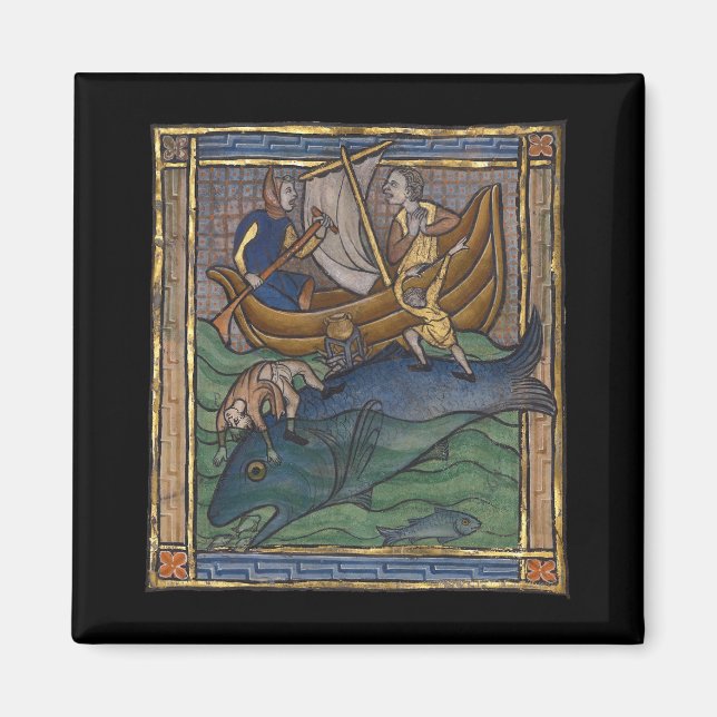 Aimant Baleine bestiaire médiévale c. 1270 (Devant)