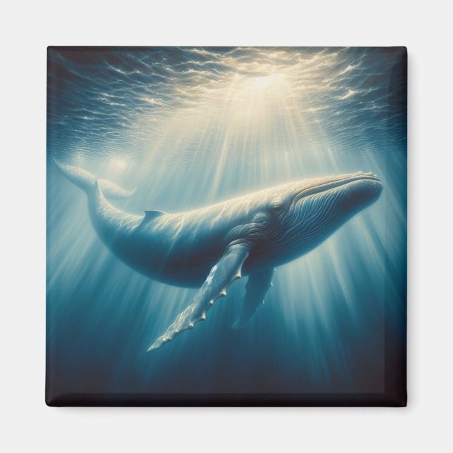 Aimant baleine côtière/marine (Devant)