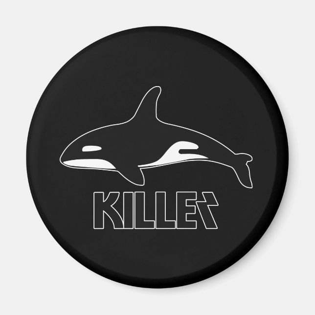 Aimant Baleine tueuse Orca de la mort (Devant)