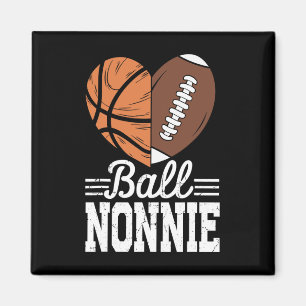 Aimant Ball Nonnie Basket Joueur Sport