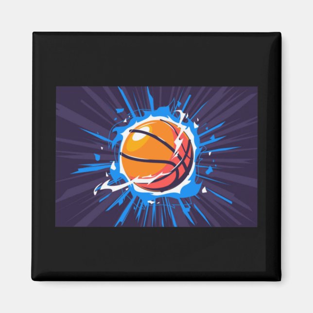 Aimant Balle de basket (Devant)