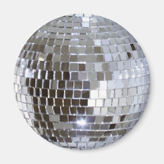 Aimant Balle Disco 1 en miroir (Devant)