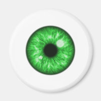 Balle d'oeil vert amusant