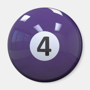 Aimant Balle Purple No 4 Billard