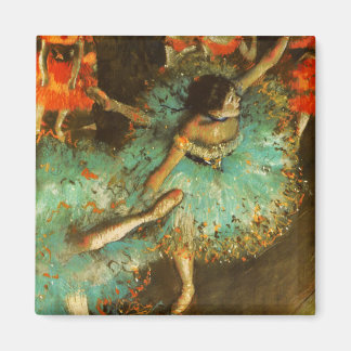Aimant Ballerina Dance Green Dancer Edger Degas Peinture