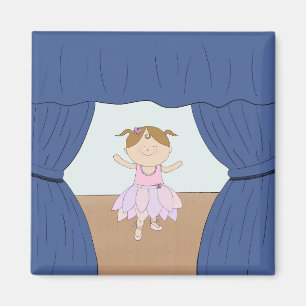 Aimant Ballerine de fille