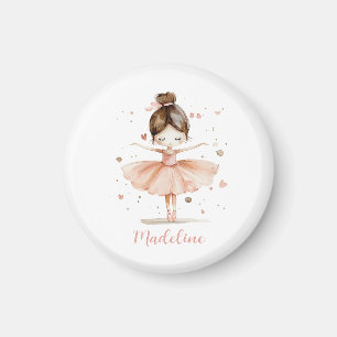 Aimant Ballerine Nom Personnalisé Féminin