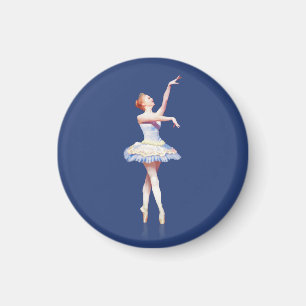 Aimant Ballerine sur Pointe personnalisable