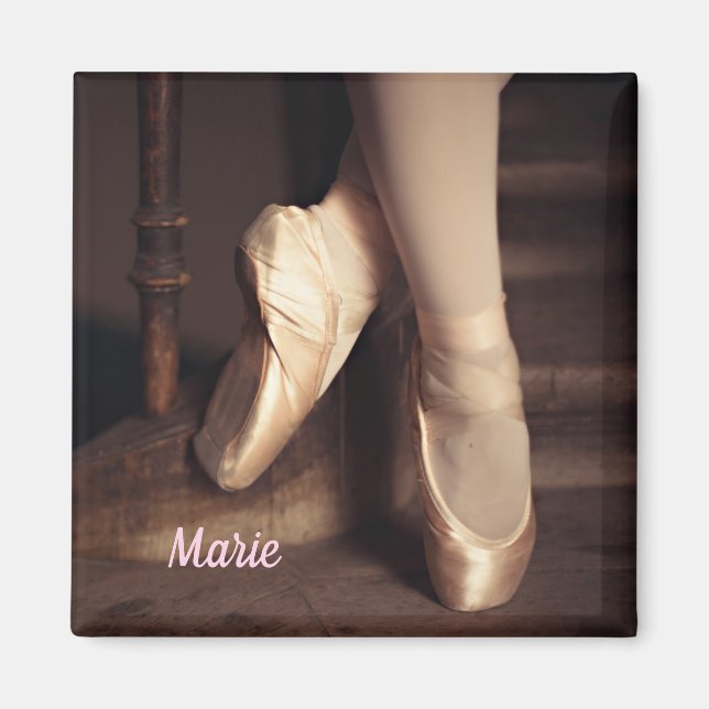 Aimant Ballet Ballerina Danse Considérant Personnalisé (Devant)