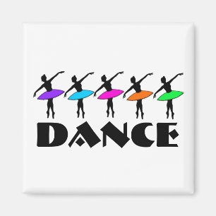 Aimant Ballet Neon Ballerinas Danse Enseignant Danser Mag