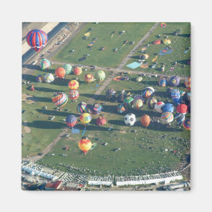 Aimant Ballon Albuquerque pendant le matin