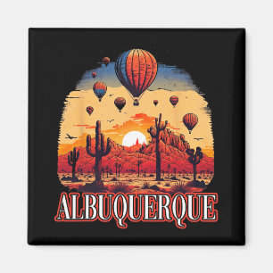 Aimant Ballon d'Albuquerque Nouveau-Mexique Montgolfière