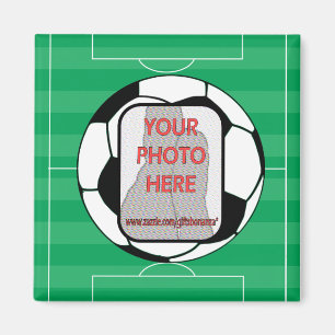 Aimant Ballon de football personnalisable de photo