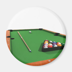 Aimant Ballons de billard sur les billards verts de l'air