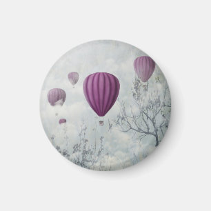 Aimant Ballons roses