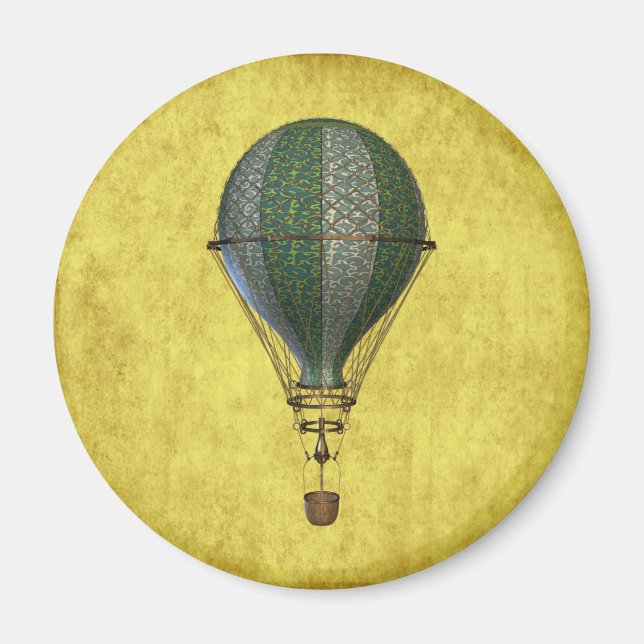Aimant Balloon victorien Steampunk (Devant)