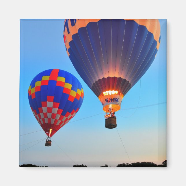 Aimant Ballotte à air chaud Circule New Smyrna Beach FL M (Devant)