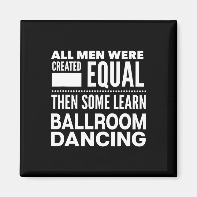 Aimant Ballroom Dancing Men Danseuses Danseuses Danseuses (Devant)
