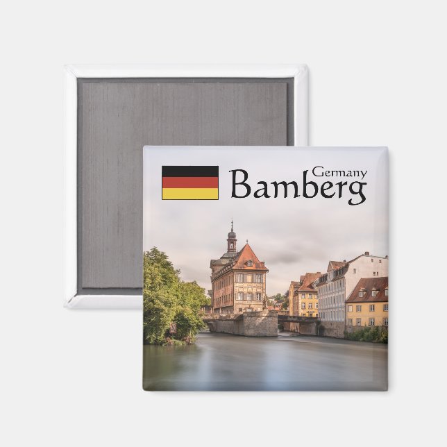 Aimant Bamberg Allemagne souvenir (Recto/Verso)