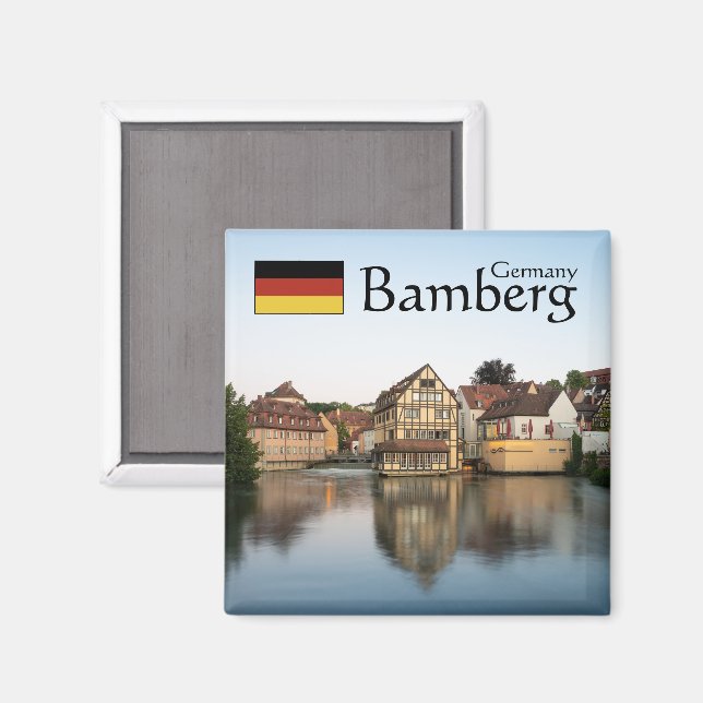 Aimant Bamberg Allemagne souvenir (Recto/Verso)
