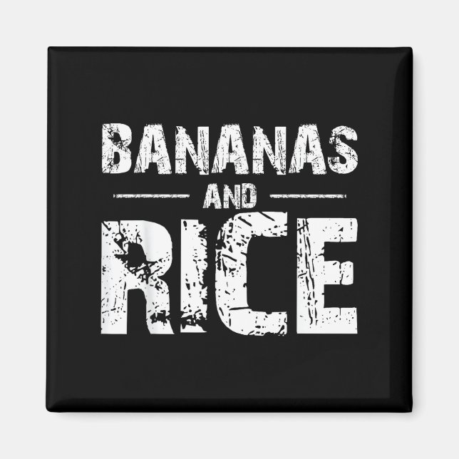 Aimant Bananas and rice  (Devant)