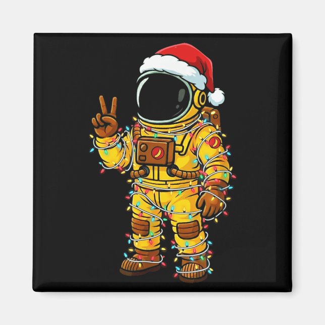 Aimant Bananaut Space Explorer - Christmas Astronaut Ligh (Devant)