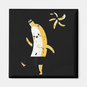 Aimant Banane Jeter Éplucher Drôle Mème Fruit Hommes Femm