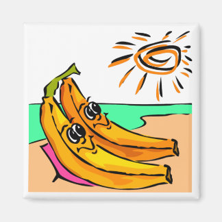 Aimant Bananes bronzantes