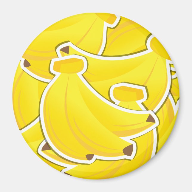 Aimant Bananes funky (Devant)