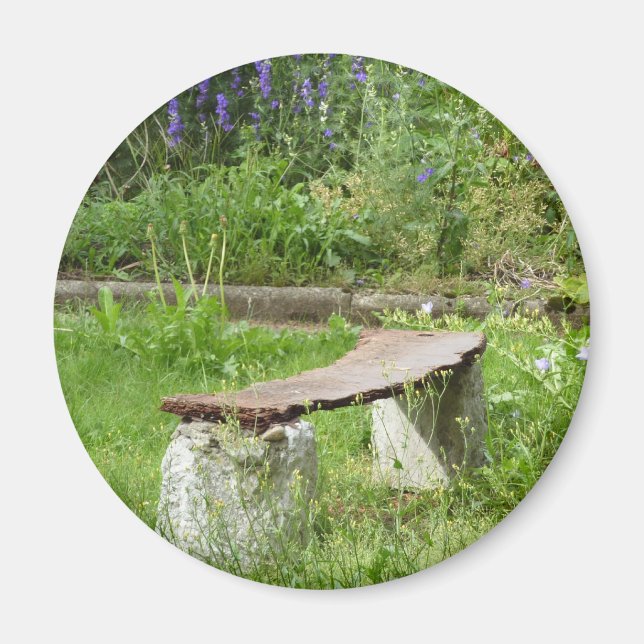 Aimant Banc de jardin (Devant)