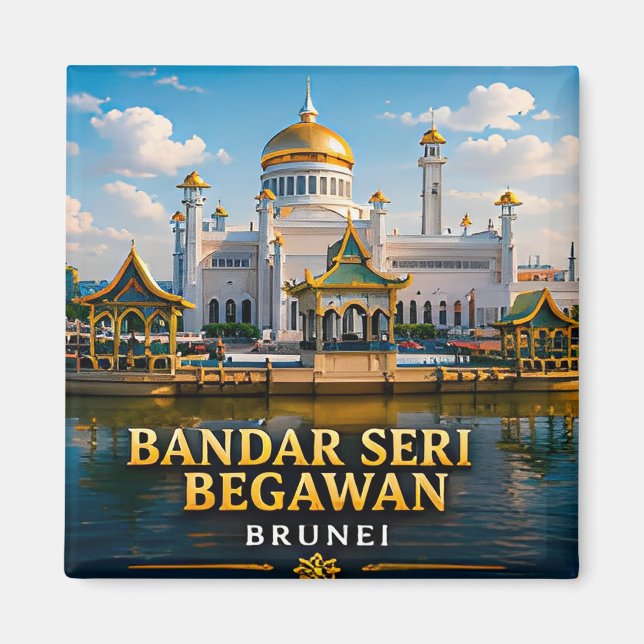 Aimant Bandar Seri Begawan capitale du Brunei 📍 (Devant)