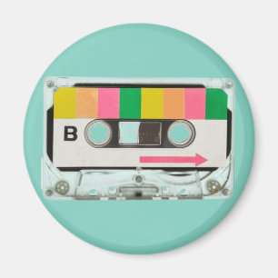 Aimant Bande Cassette Rétro