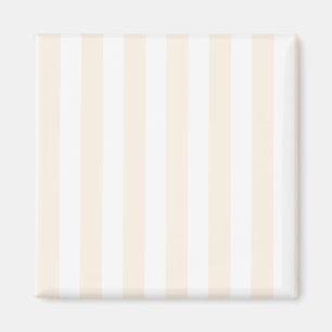 Aimant Bande de bonbons beige et blanche