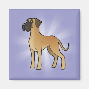 Aimant Bande dessinée great dane