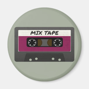 Aimant Bande Mélange Violet - 80s Et 90s Cadeau Inspiré R