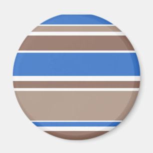 Aimant Bandes Brown et bleues