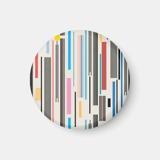 Aimant Bandes colorées : Mélange Motif graphique
