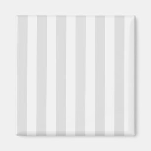 Aimant Bandes de bonbons gris clair et blanc