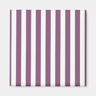 Aimant Bandes de bonbons mauves et blanches